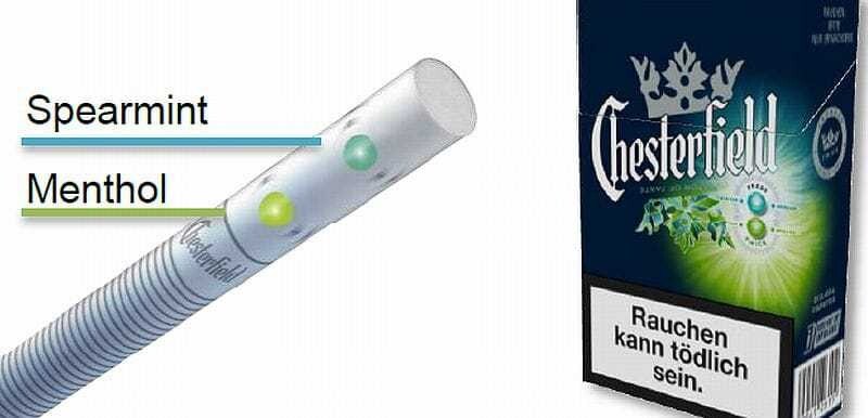 Klassisch, mit Spearmit-Frische oder Menthol-Kick - bei der Chesterfield Twice haben die Raucher die Wahl.